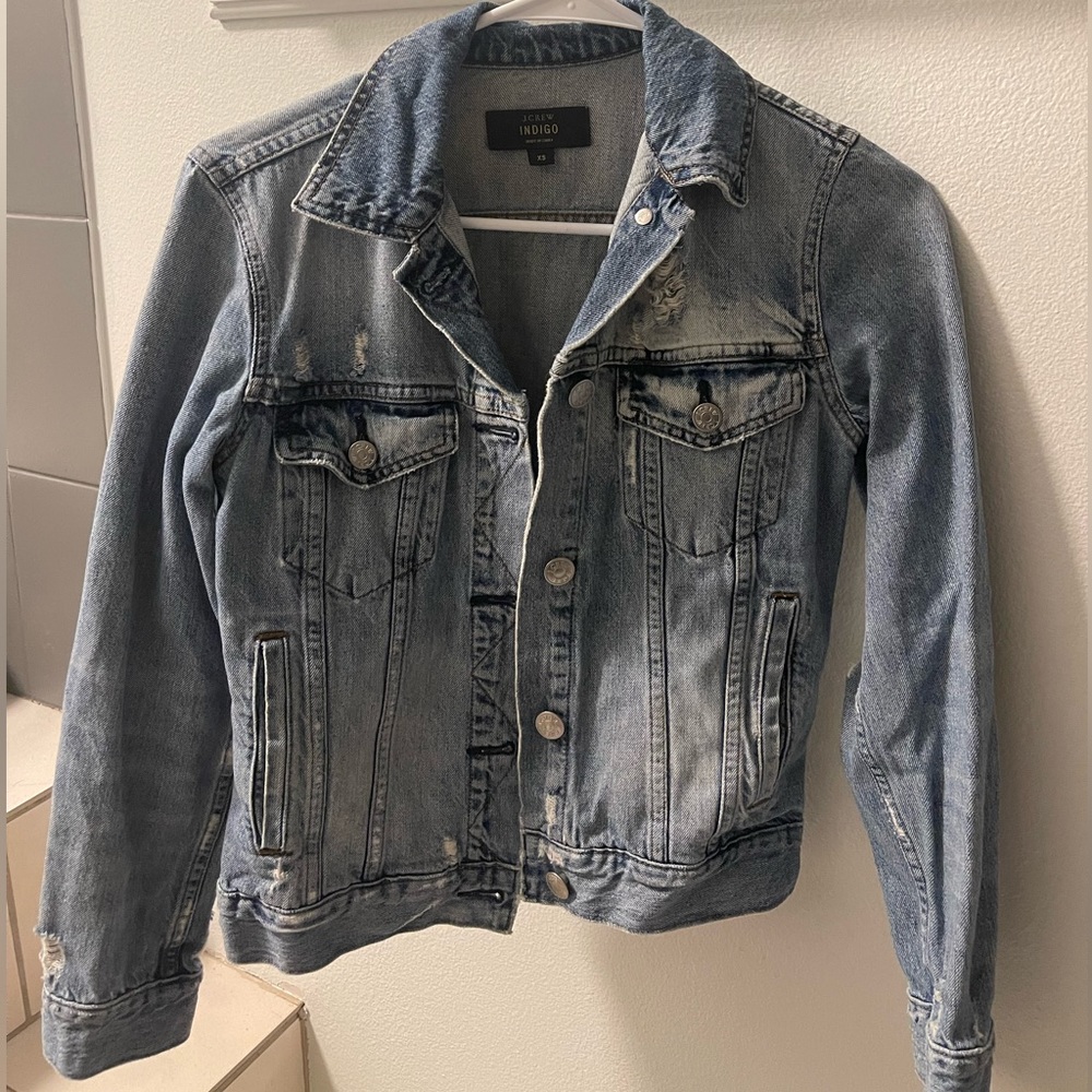 XS J. Crew denim jacket